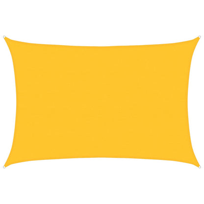 Vela Parasole 160 g/mÂ² Rettangolare Giallo 5x7 m in HDPE