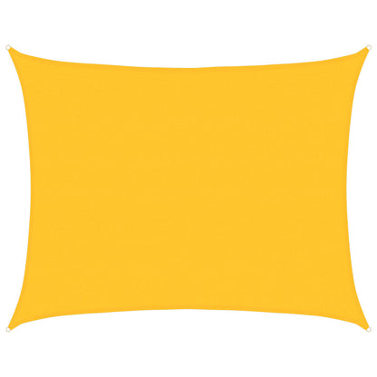 Vela Parasole 160 g/mÂ² Rettangolare Giallo 6x7 m in HDPE