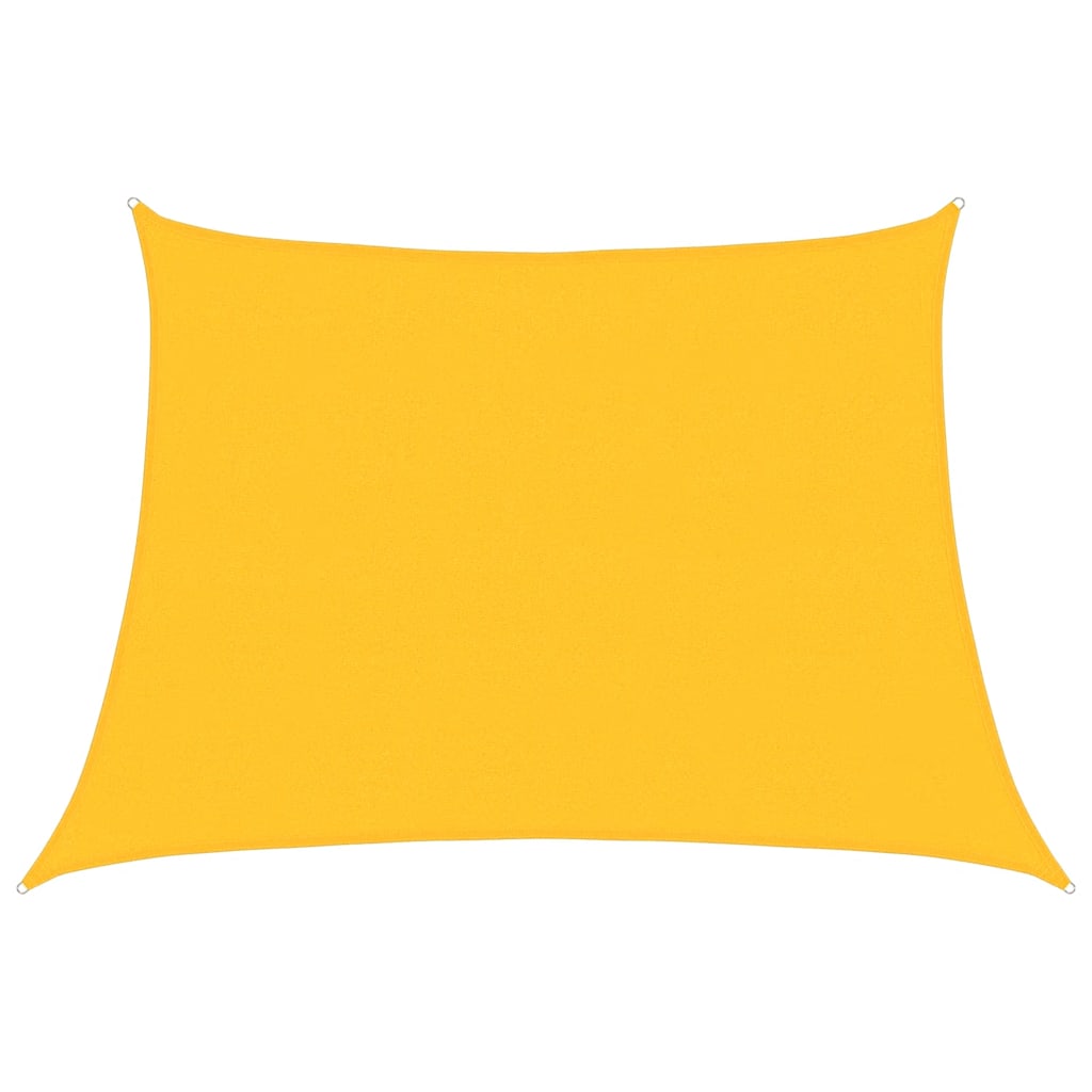 Vela Parasole 160 g/mÂ² Trapezio Giallo 4/5x3 m in HDPE