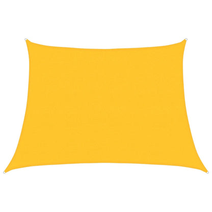 Vela Parasole 160 g/mÂ² Trapezio Giallo 4/5x3 m in HDPE