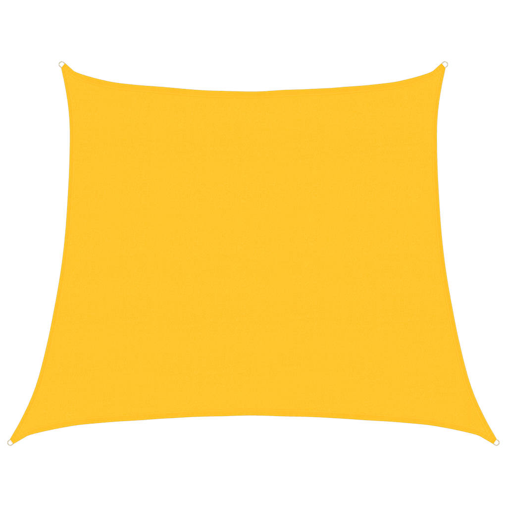 Vela Parasole 160 g/m² Trapezio Giallo 4/5x4 m in HDPE
