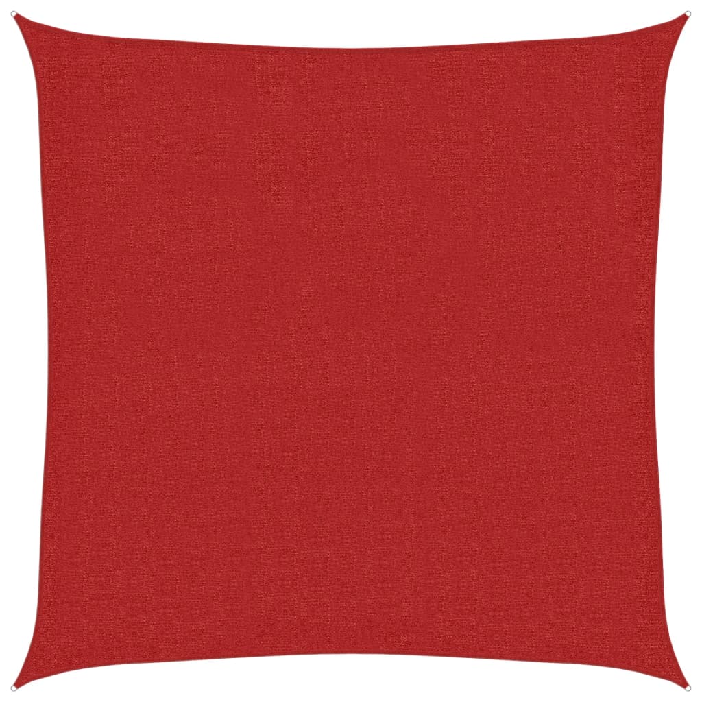 Vela Parasole 160 g/m² Rossa 2x2 m in HDPE