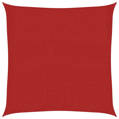 Vela Parasole 160 g/mÂ² Rossa 3,6x3,6 m in HDPE