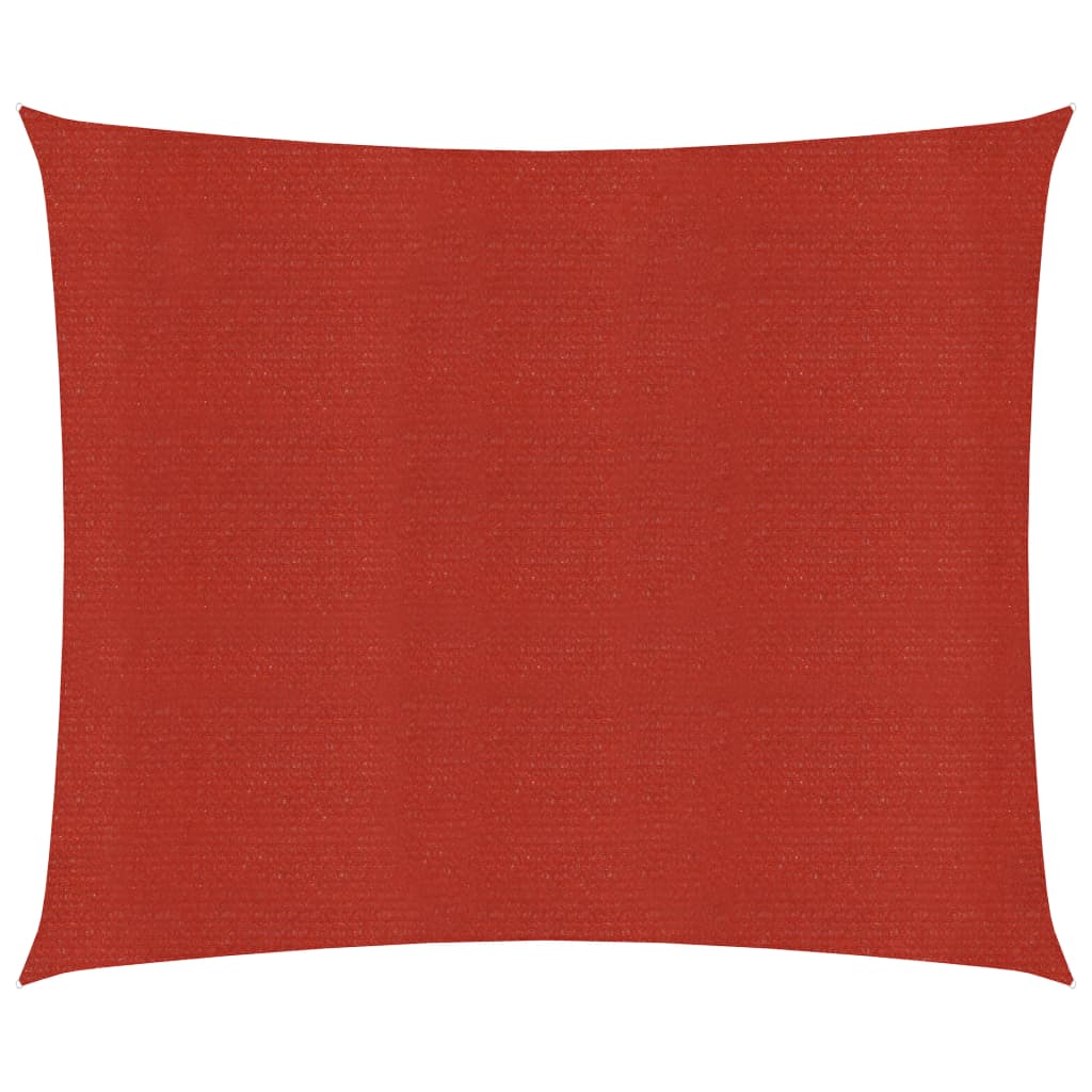 Vela Parasole 160 g/m² Rossa 4x4 m in HDPE