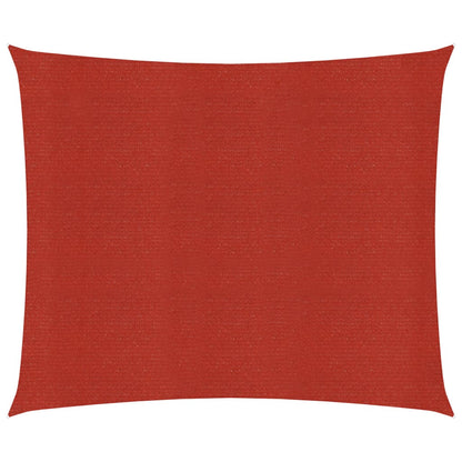 Vela Parasole 160 g/m² Rossa 4x4 m in HDPE
