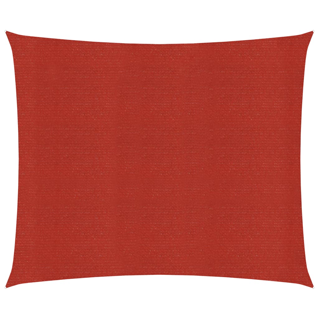 Vela Parasole 160 g/mÃ‚Â² Rossa 4,5x4,5 m in HDPE