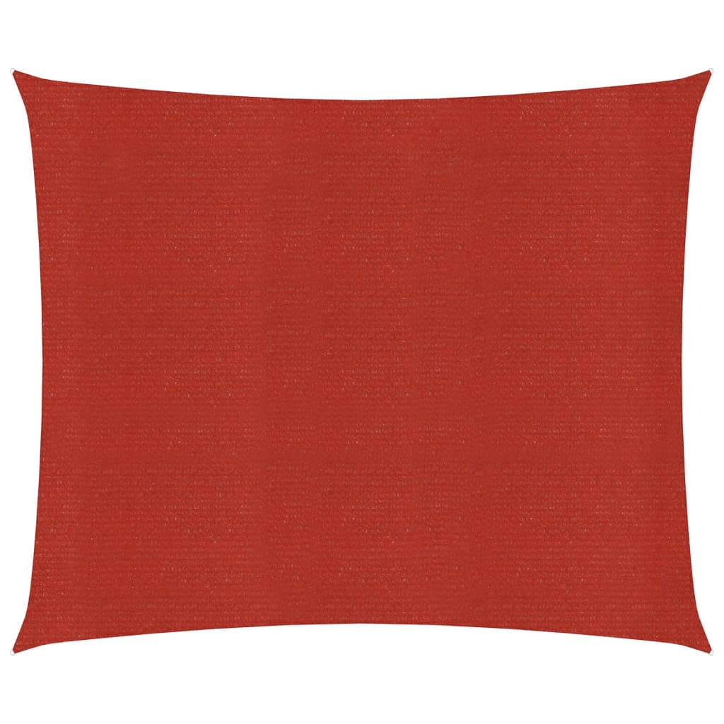 Vela Parasole 160 g/mÂ² Rossa 6x6 m in HDPE