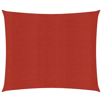 Vela Parasole 160 g/mÂ² Rossa 6x6 m in HDPE