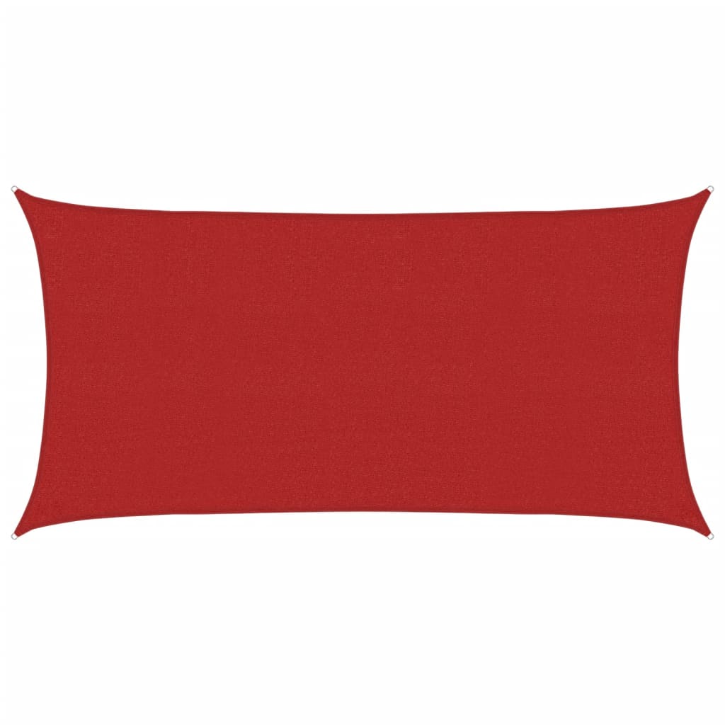 Vela Parasole 160 g/mÂ² Rossa 2x3,5 m in HDPE