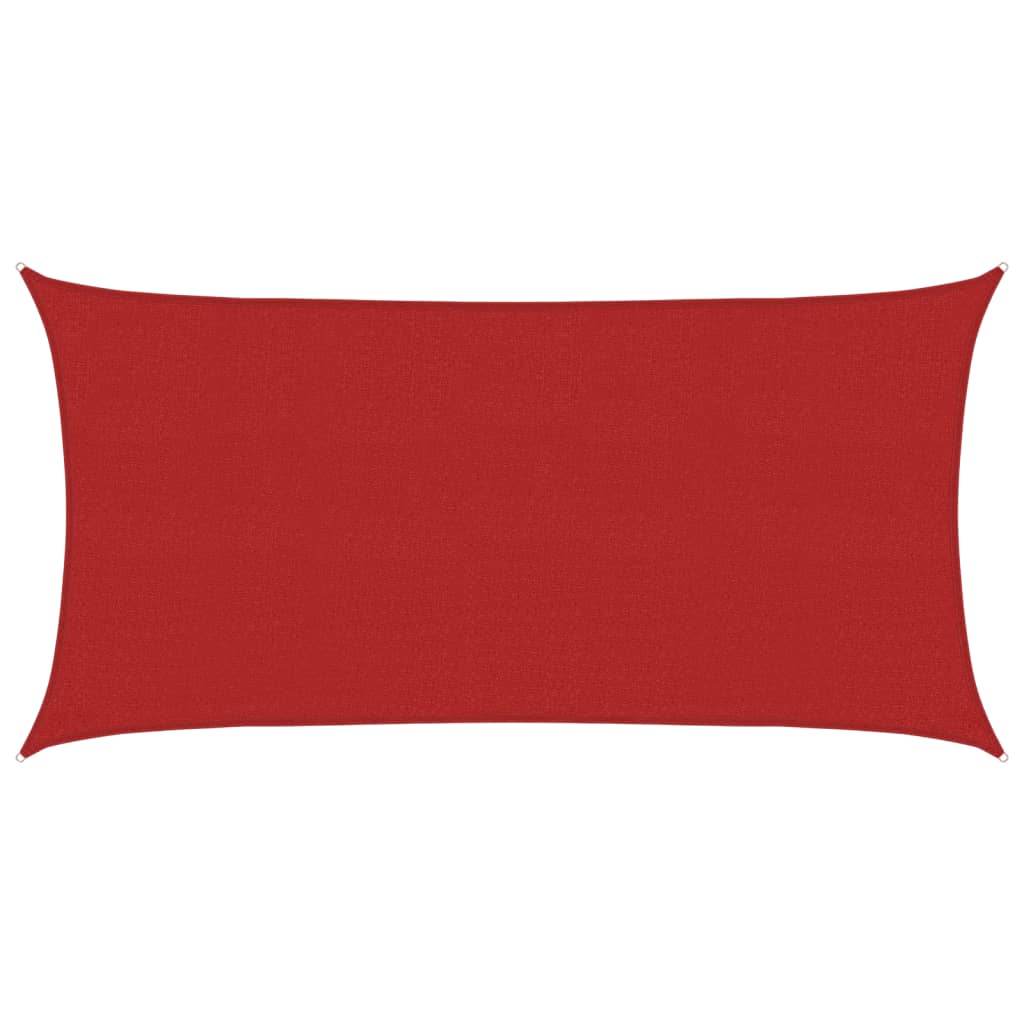 Vela Parasole 160 g/mÂ² Rossa 2x4 m in HDPE