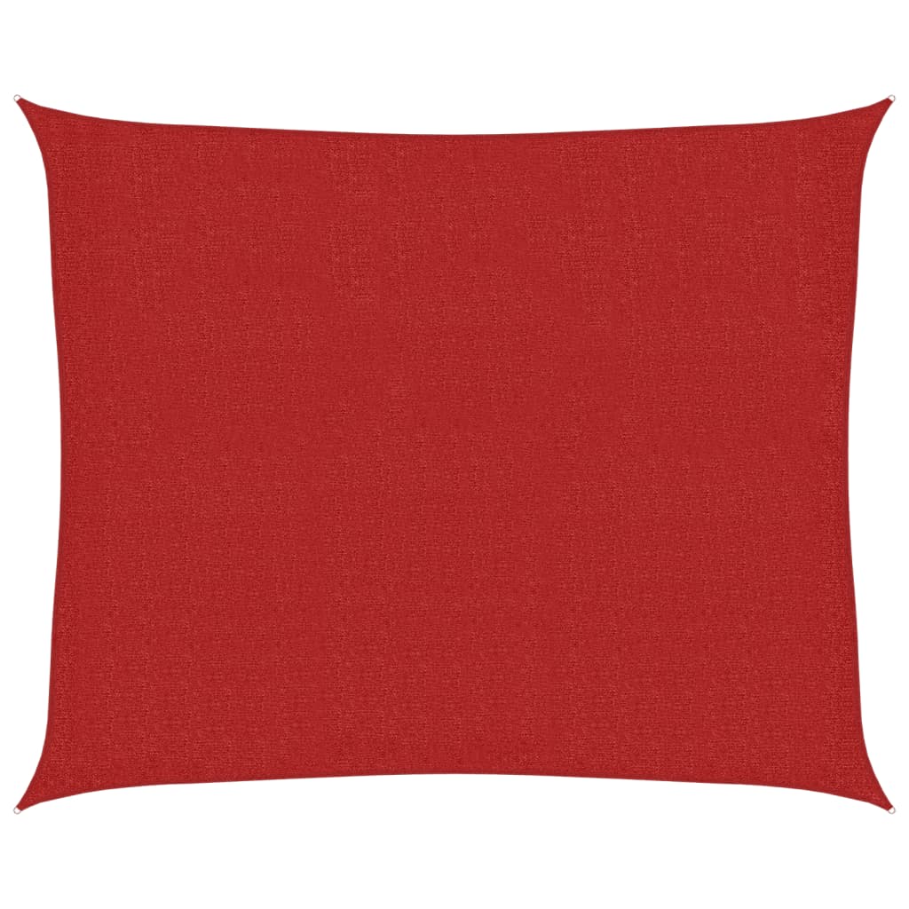 Vela Parasole 160 g/mÂ² Rossa 2,5x3 m in HDPE