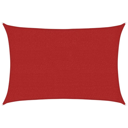 Vela Parasole 160 g/mÂ² Rossa 2,5x3,5 m in HDPE
