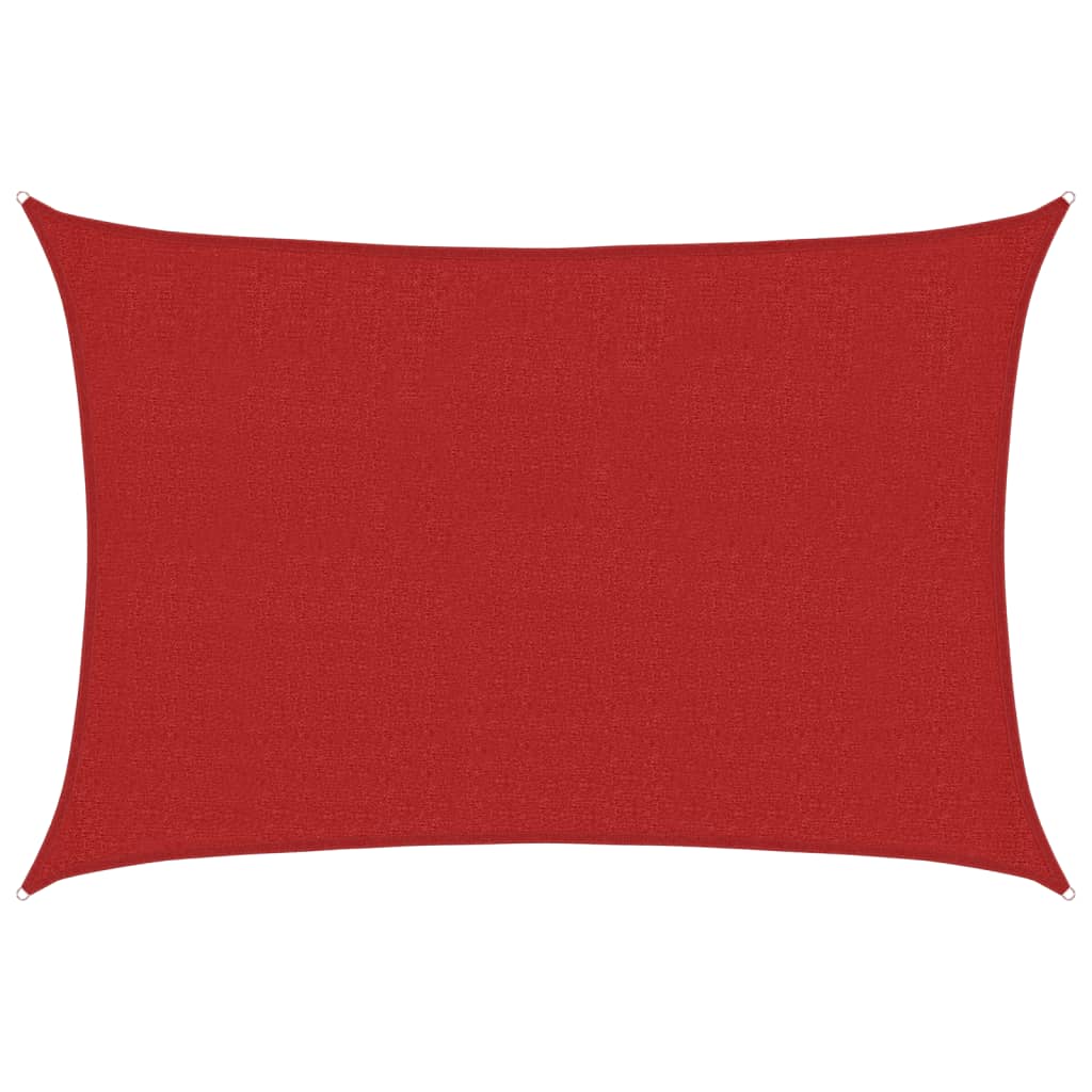 Vela Parasole 160 g/mÂ² Rossa 2,5x4 m in HDPE