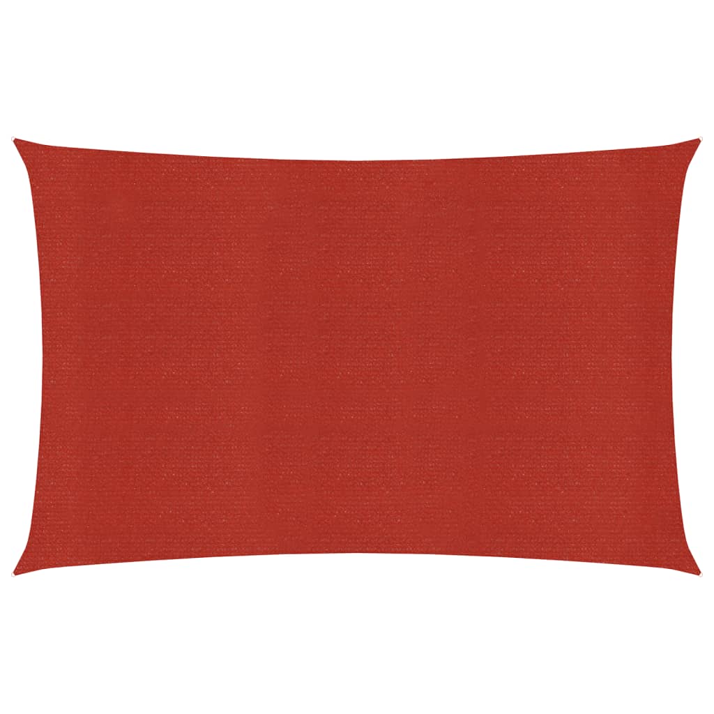 Vela Parasole 160 g/mÂ² Rossa 2,5x4,5 m in HDPE
