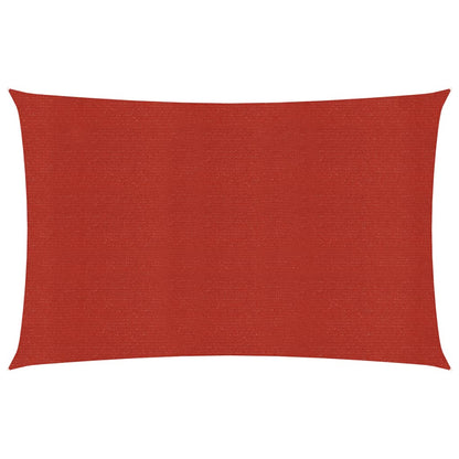 Vela Parasole 160 g/mÂ² Rossa 2,5x4,5 m in HDPE