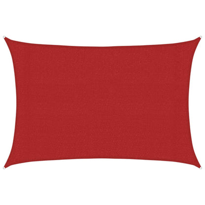 Vela Parasole 160 g/mÂ² Rossa 3x4,5 m in HDPE
