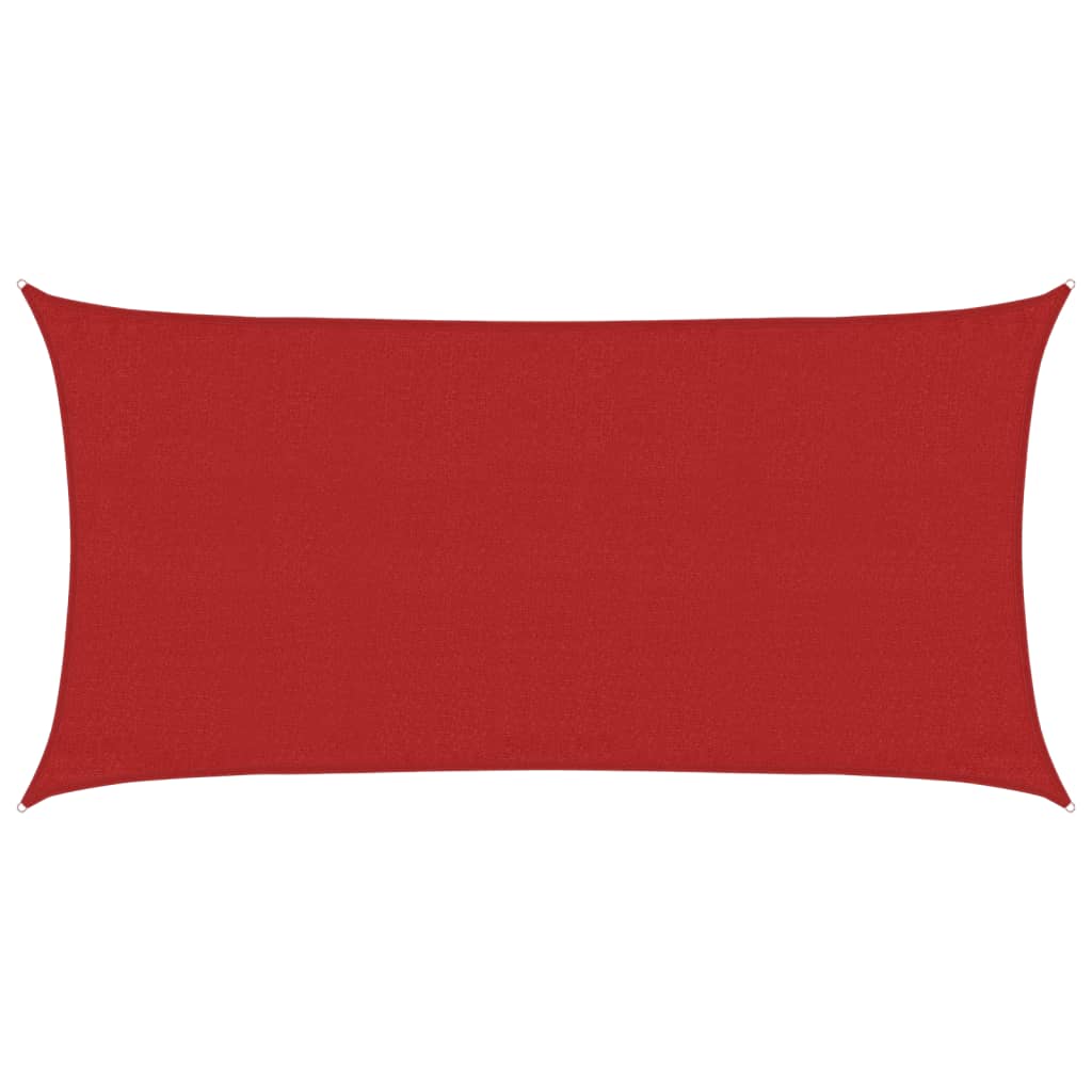 Vela Parasole 160 g/mÂ² Rossa 3x6 m in HDPE