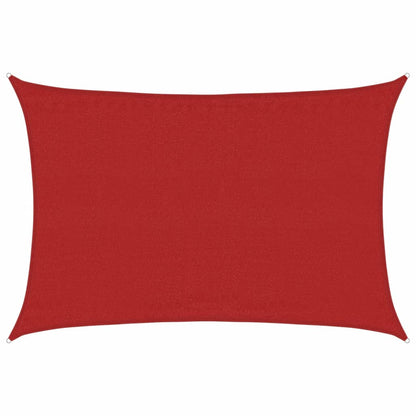Vela Parasole 160 g/mÂ² Rossa 3,5x5 m in HDPE