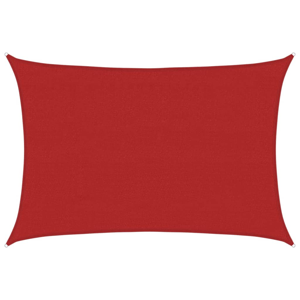 Vela Parasole 160 g/m² Rossa 4x6 m in HDPE