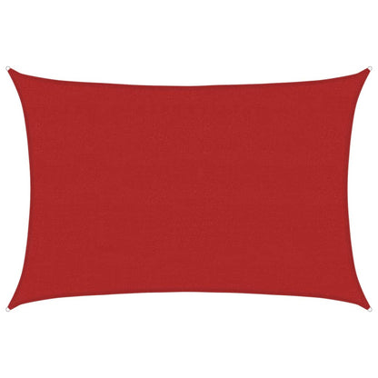 Vela Parasole 160 g/m² Rossa 4x6 m in HDPE