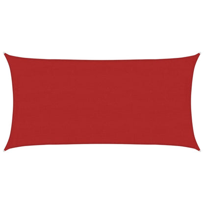 Vela Parasole 160 g/m² Rossa 4x7 m in HDPE
