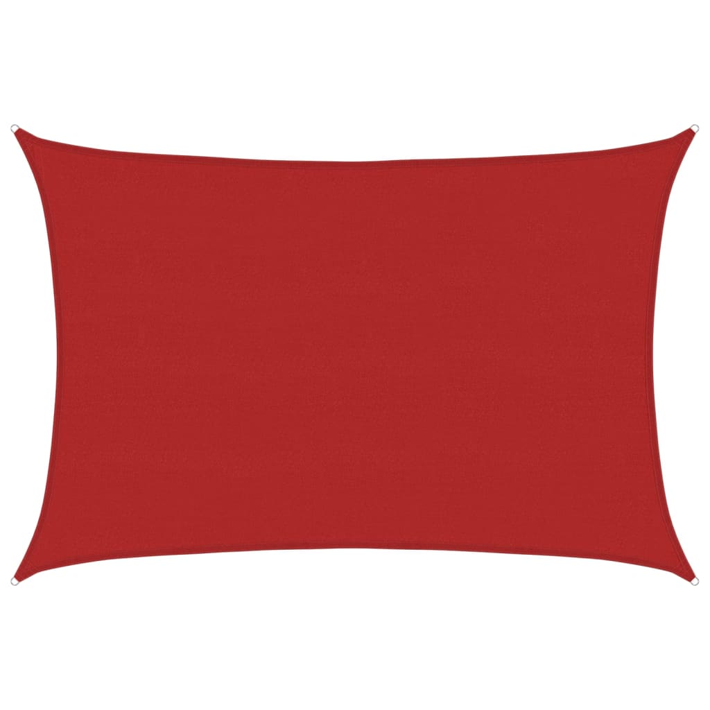 Vela Parasole 160 g/m² Rossa 5x6 m in HDPE