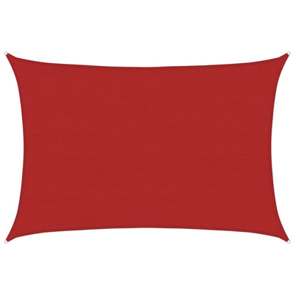 Vela Parasole 160 g/m² Rossa 5x6 m in HDPE
