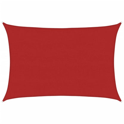 Vela Parasole 160 g/m² Rosso 5x7 m in HDPE
