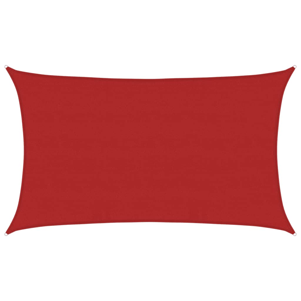 Vela Parasole 160 g/m² Rossa 5x8 m in HDPE