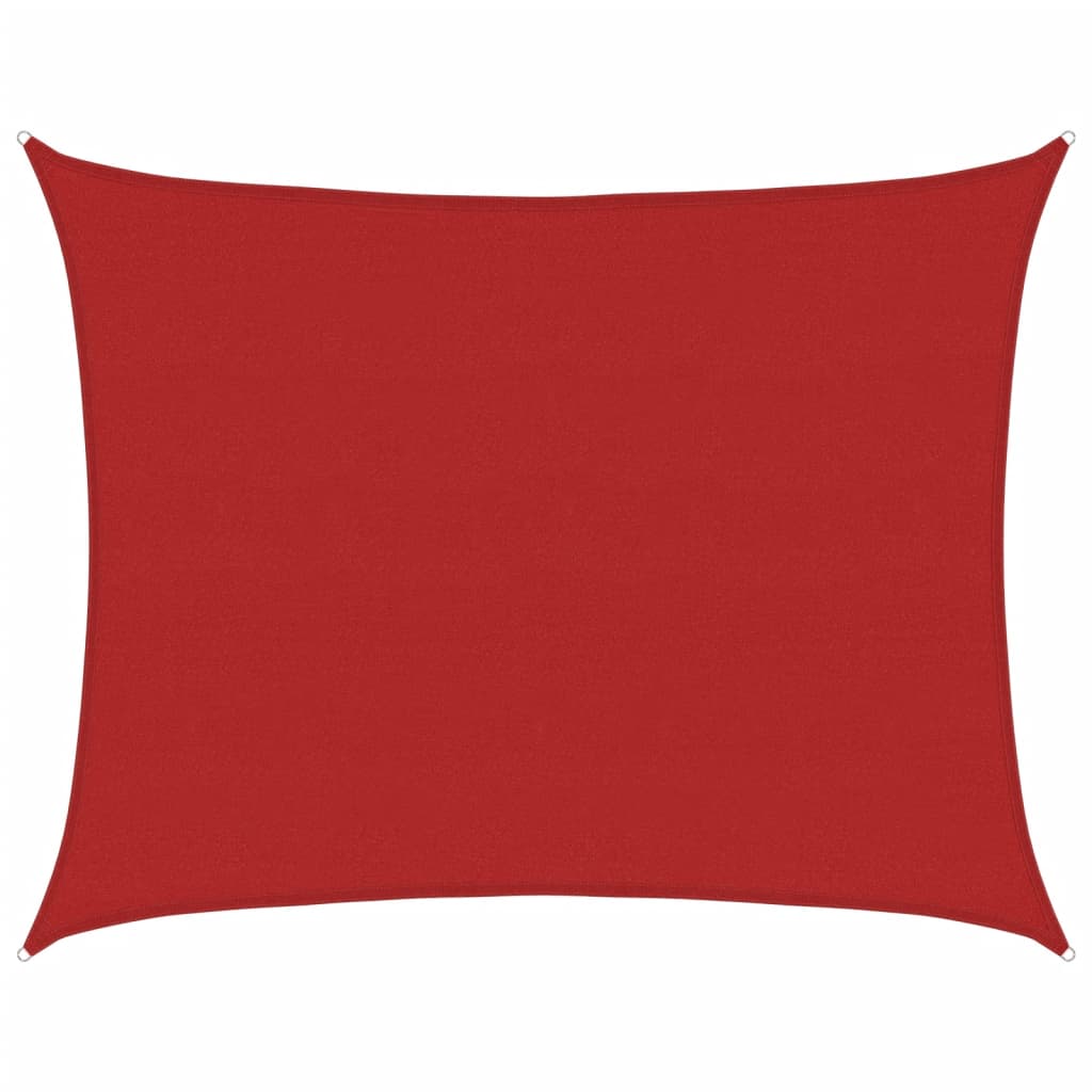 Vela Parasole 160 g/m² Rossa 6x7 m in HDPE