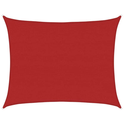 Vela Parasole 160 g/m² Rossa 6x8 m in HDPE