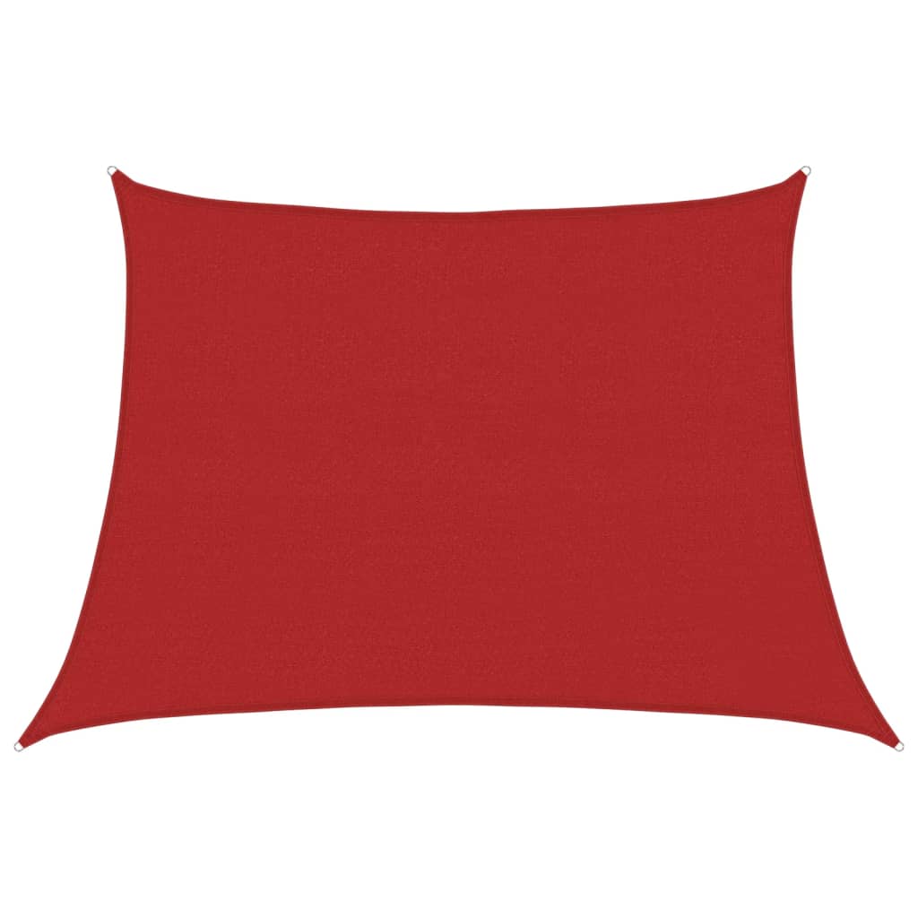 Vela Parasole 160 g/mÂ² Rossa 4/5x3 m in HDPE