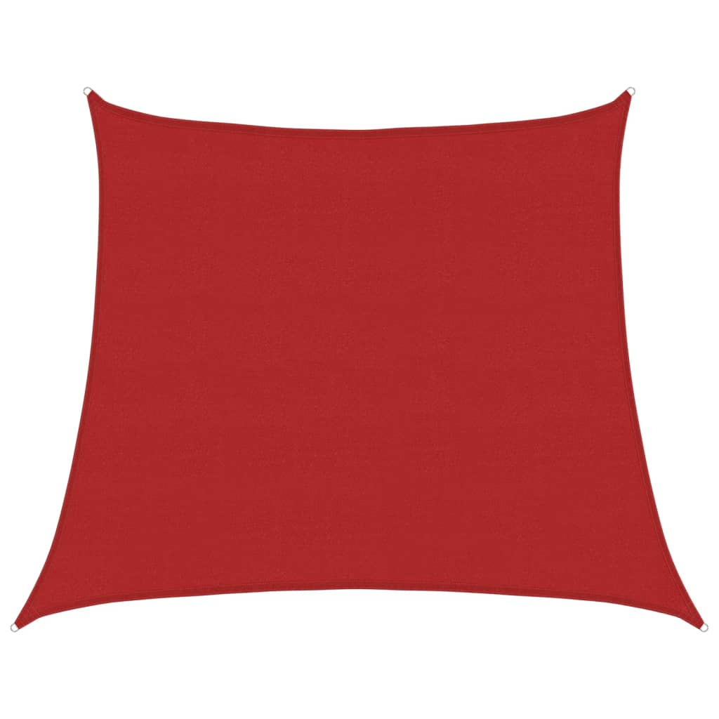Vela Parasole 160 g/mÂ² Rossa 4/5x4 m in HDPE