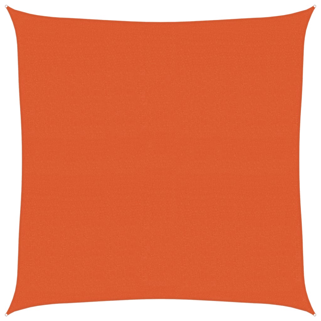 Vela Parasole 160 g/mÂ² Quadrata Arancione 4,5x4,5 m in HDPE