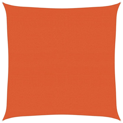 Vela Parasole 160 g/mÂ² Quadrata Arancione 7x7 m in HDPE