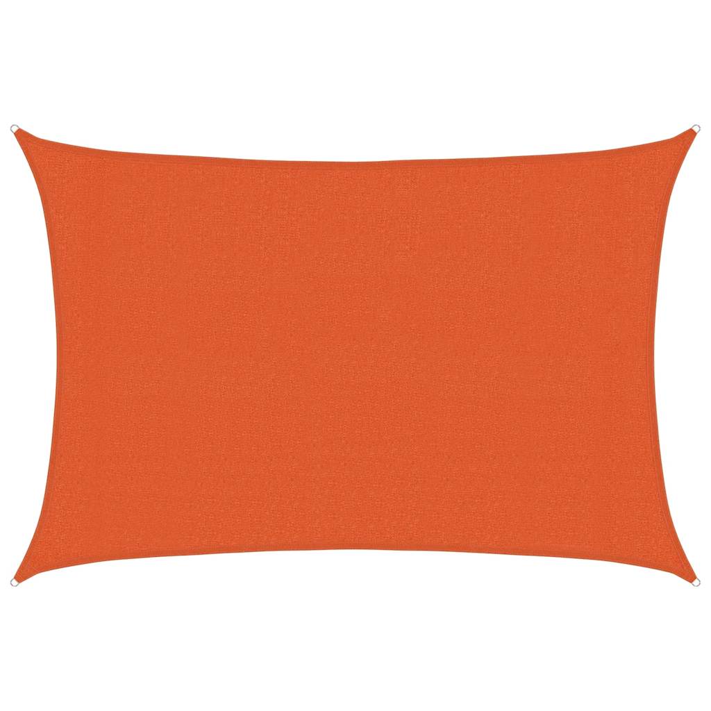 Vela Parasole 160 g/mÂ² Rettangolare Arancione 3x4,5 m in HDPE