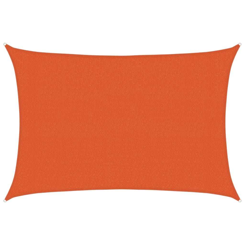 Vela Parasole 160 g/mÂ² Rettangolare Arancione 3x5 m in HDPE