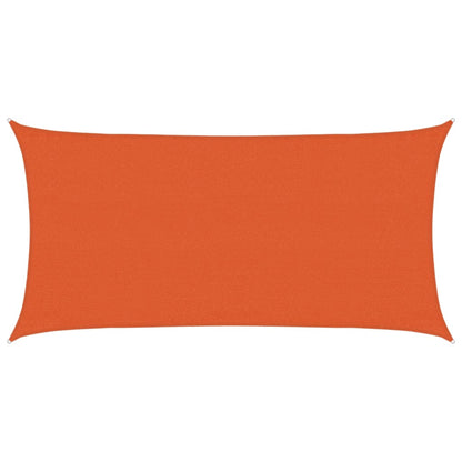 Vela Parasole 160 g/mÂ² Rettangolare Arancione 3x6 m in HDPE
