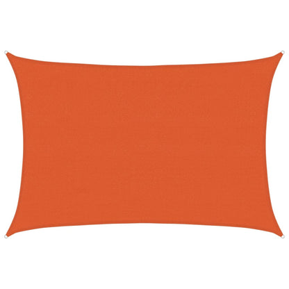 Vela Parasole 160 g/mÃ‚Â² Rettangolare Arancione 4x5 m in HDPE