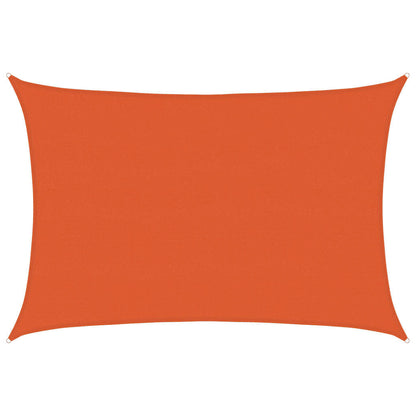Vela Parasole 160 g/m² Rettangolare Arancione 5x6 m in HDPE