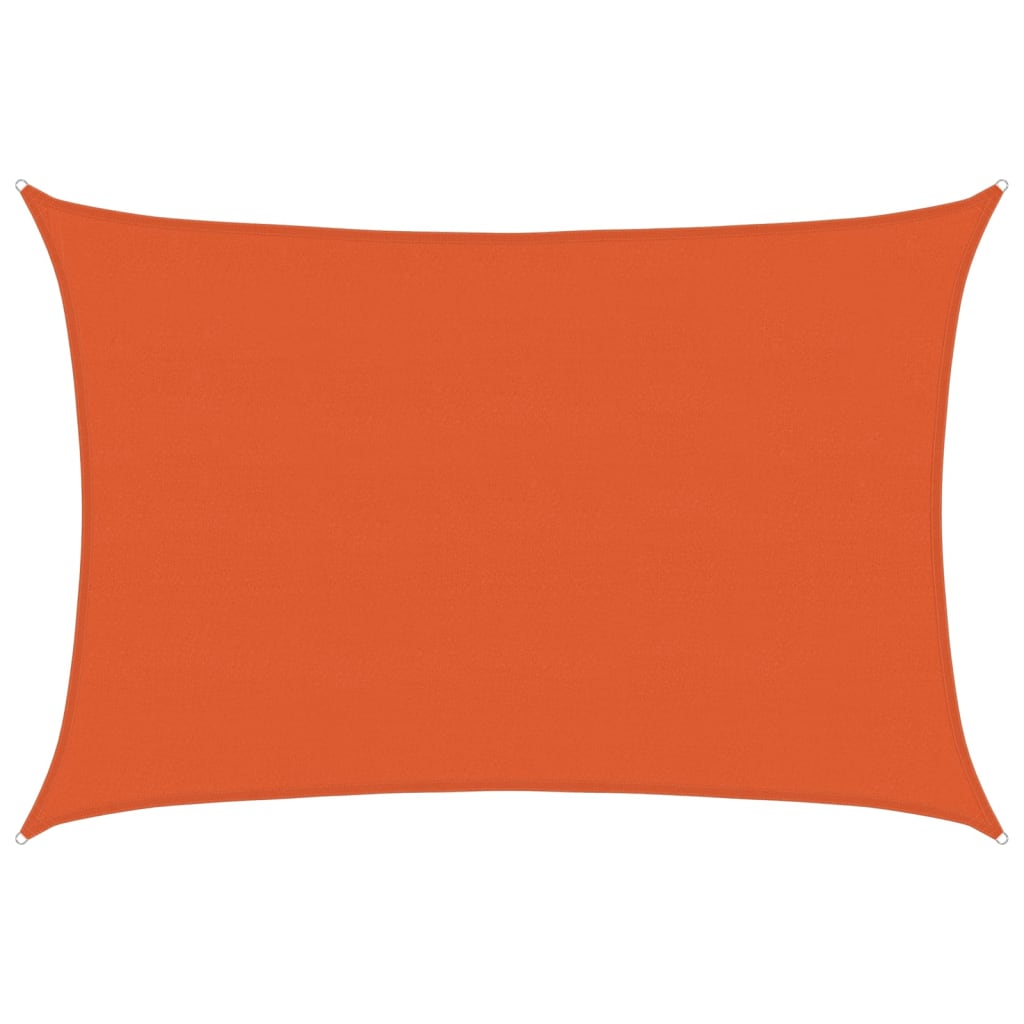 Vela Parasole 160 g/mÂ² Rettangolare Arancione 5x7 m in HDPE