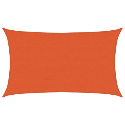 Vela Parasole 160 g/m² Rettangolare Arancione 5x8 m in HDPE