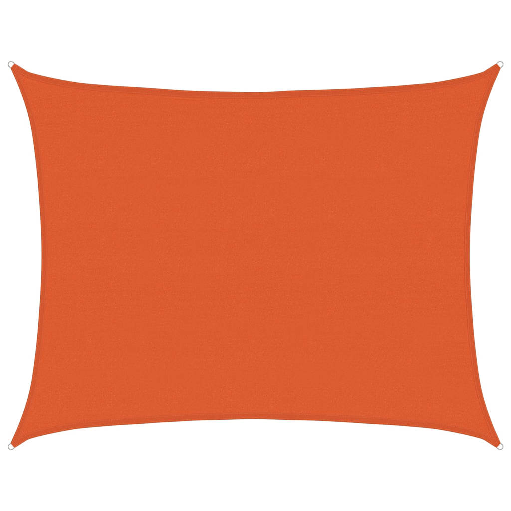 Vela Parasole 160 g/mÂ² Rettangolare Arancione 6x7 m in HDPE