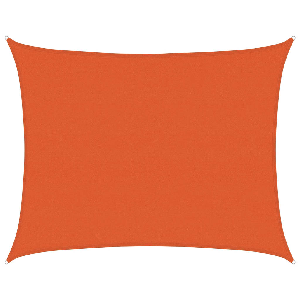 Vela Parasole 160 g/mÂ² Rettangolare Arancione 6x8 m in HDPE
