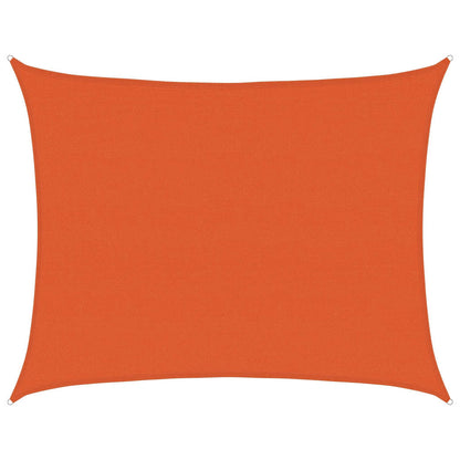 Vela Parasole 160 g/mÂ² Rettangolare Arancione 6x8 m in HDPE