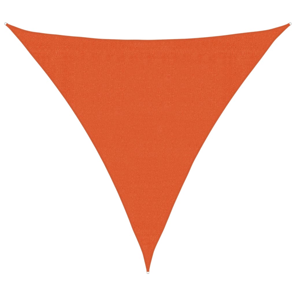 Vela Parasole 160 g/m² Arancione 3x3x3 m in HDPE