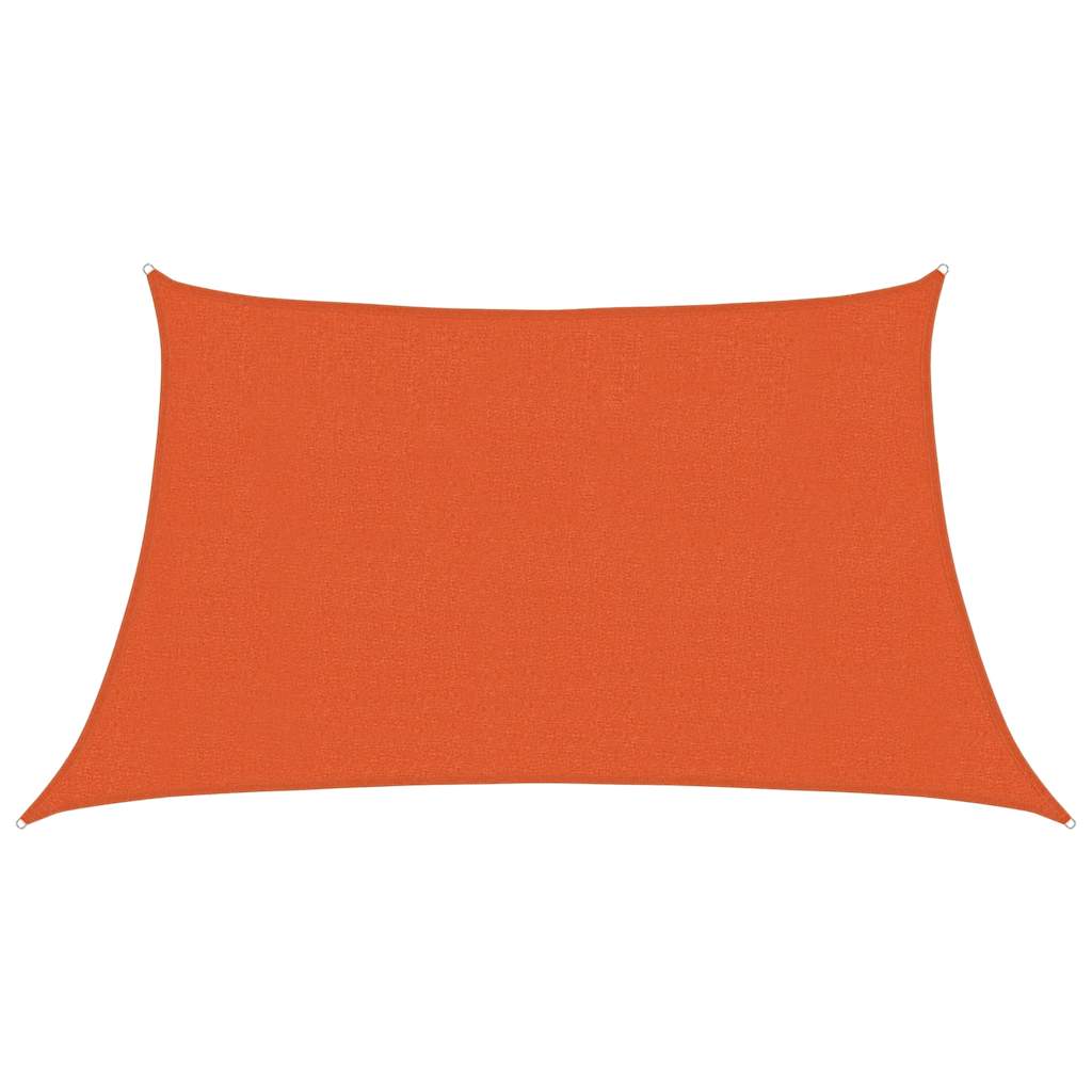 Vela Parasole 160 g/mÂ² Trapezio Arancione 3/4x2 m in HDPE