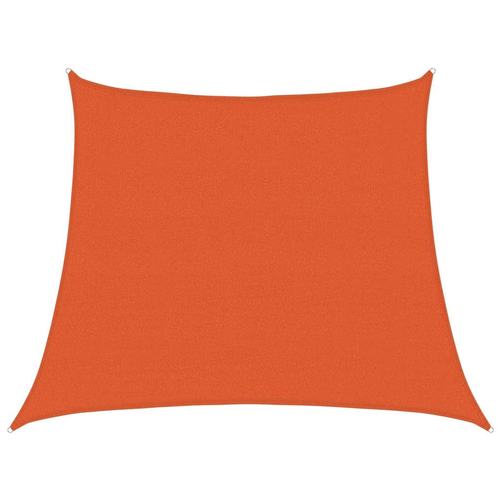Vela Parasole 160 g/mÂ² Trapezio Arancione 3/4x3 m in HDPE