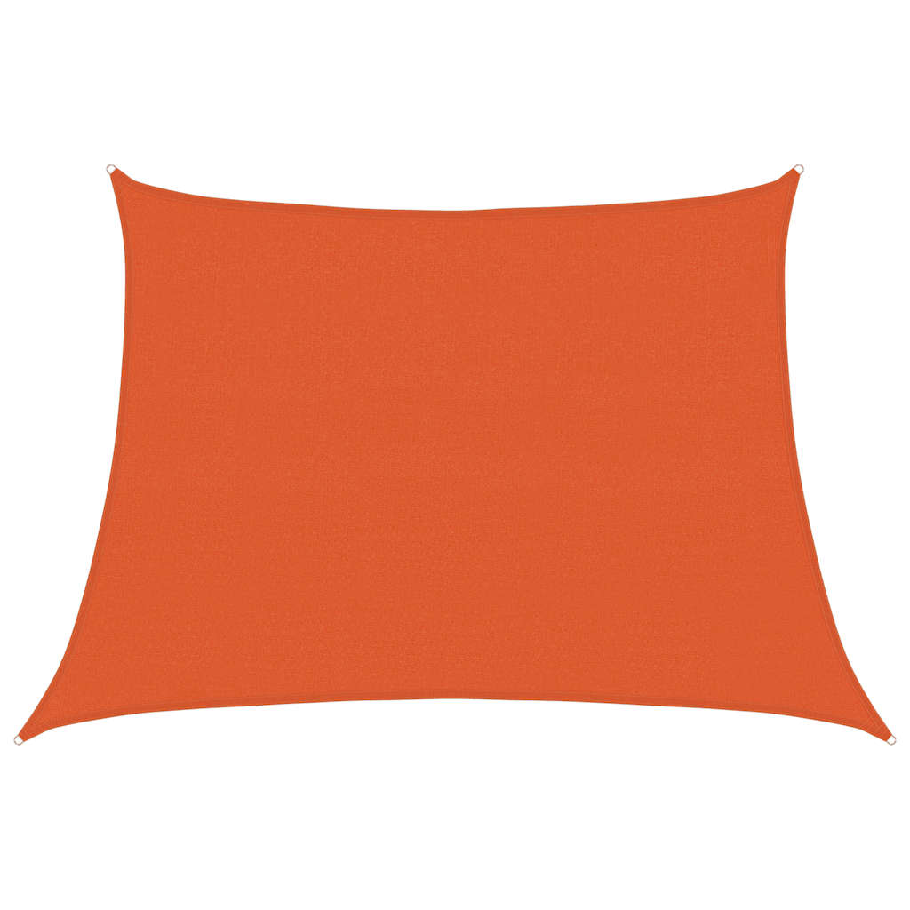 Vela Parasole 160 g/mÂ² Trapezio Arancione 4/5x3 m in HDPE