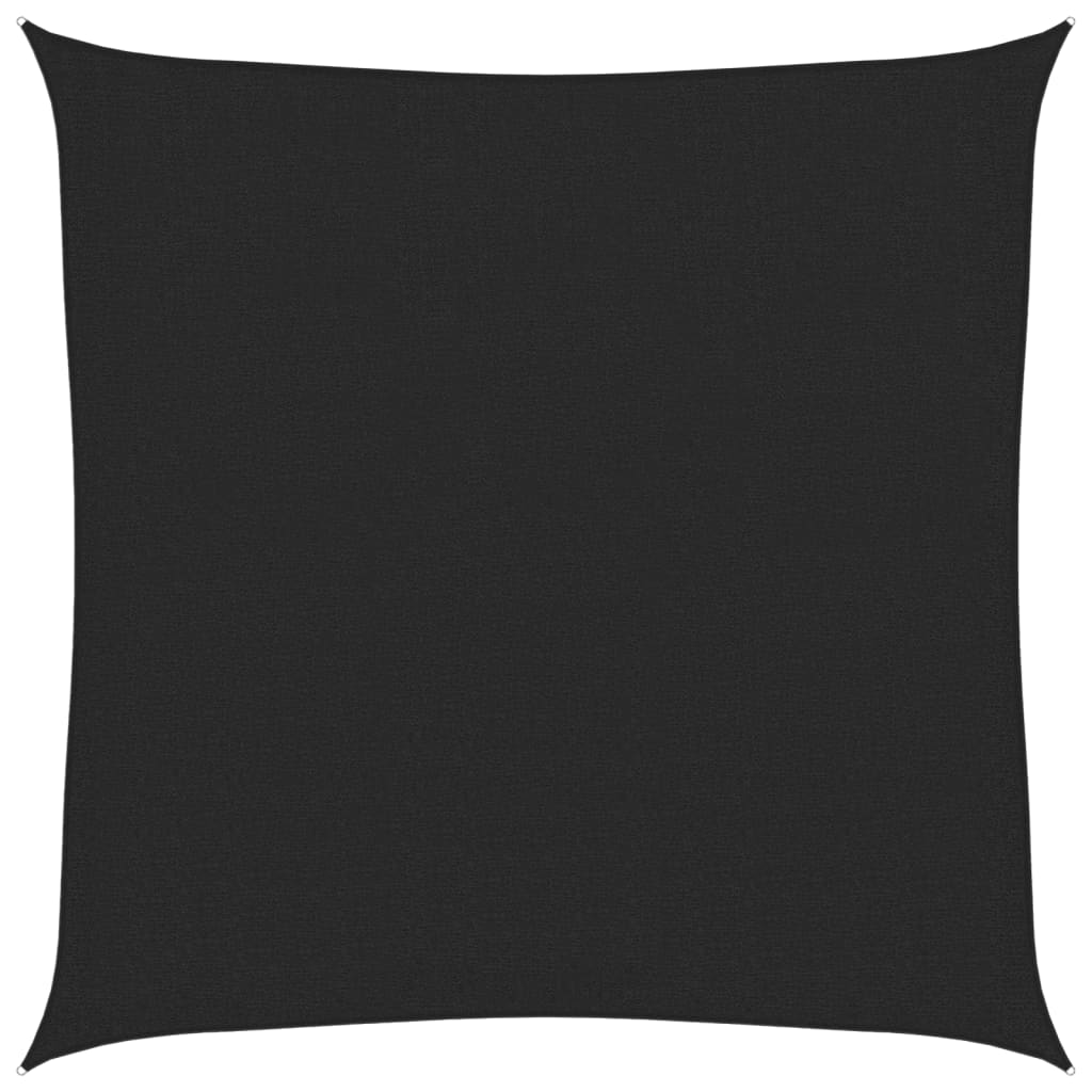 Vela Parasole 160 g/mÂ² Nera 3x3 m in HDPE